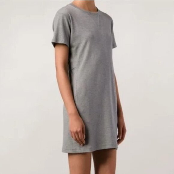 Theory Cherry 82 Ranmire Knit Dress Modal Minimalist Neutral - Picture 1 of 6